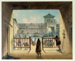 Intérieur de Fort Laramie, 1858-60